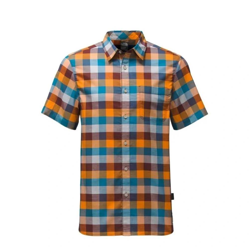 MEN'S SALE The‎ North Face Short Sleeve Road Trip Shirt Sequoia Red  XL